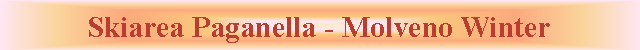 Casella di testo: Skiarea Paganella - Molveno Winter