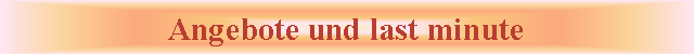 Casella di testo: Angebote und last minute