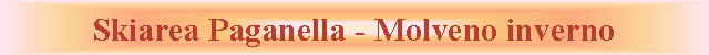 Casella di testo: Skiarea Paganella - Molveno inverno