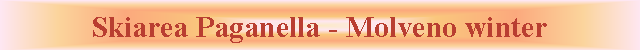 Casella di testo: Skiarea Paganella - Molveno winter